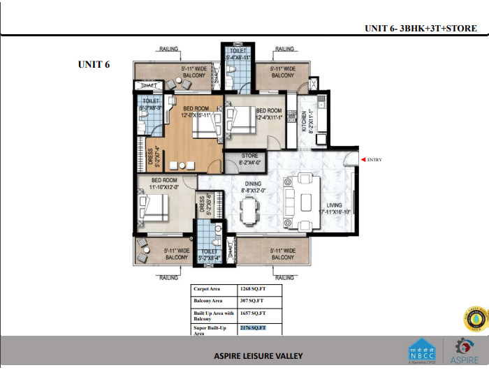 
Aspire Leisure Valley floor plan 